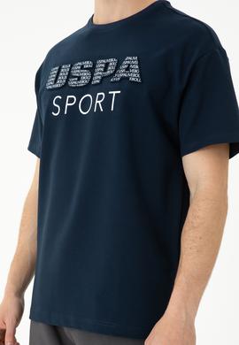 Erkek Lacivert Comfort Bisiklet Yaka Tişört - 50270729001