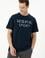 Erkek Lacivert Comfort Bisiklet Yaka Tişört