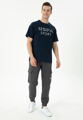 Erkek Lacivert Comfort Bisiklet Yaka Tişört - 50270729001