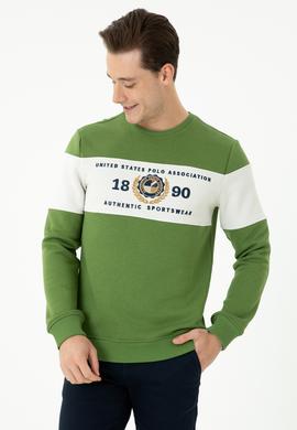 Erkek Yeşil Sweatshirt - 50270792031