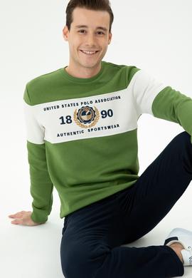 Erkek Yeşil Sweatshirt - 50270792031