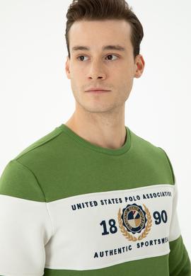 Erkek Yeşil Sweatshirt - 50270792031