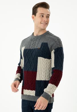 Erkek Gri Melanj Kazak - 50271003026