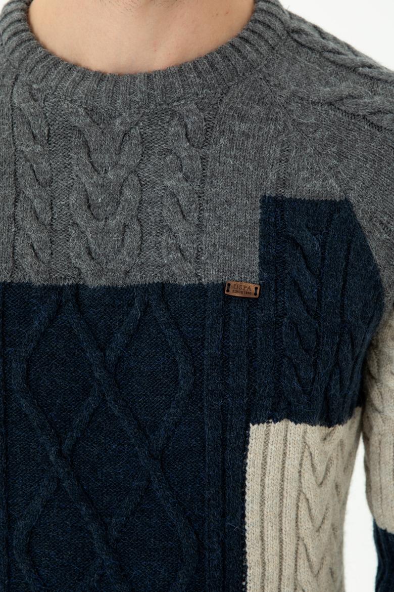 Erkek Gri Melanj Kazak - 50271003026