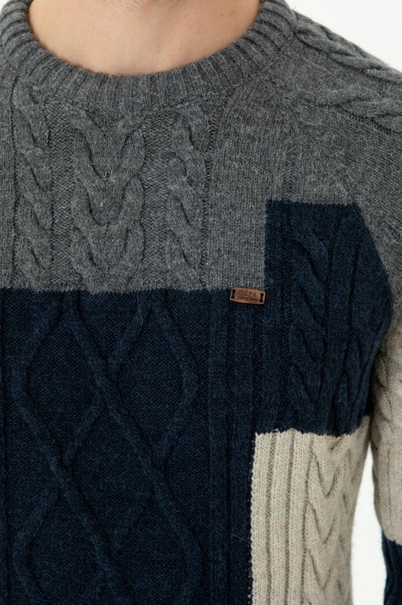 Erkek Gri Melanj Kazak