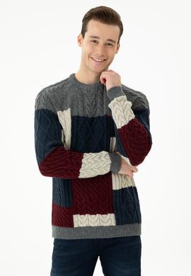 Erkek Gri Melanj Kazak - 50271003026