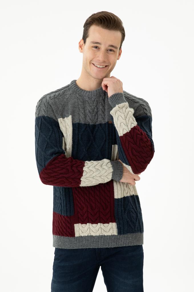 Erkek Gri Melanj Kazak