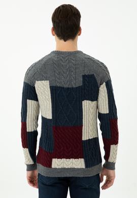 Erkek Gri Melanj Kazak - 50271003026