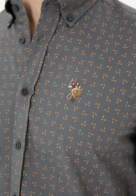 Erkek Antrasit Uzun Kollu Gömlek - 50272445046