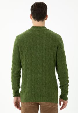 Erkek Yeşil Kazak - 50270972037