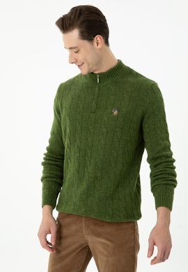 Erkek Yeşil Kazak - 50270972037