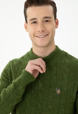 Erkek Yeşil Kazak - 50270972037