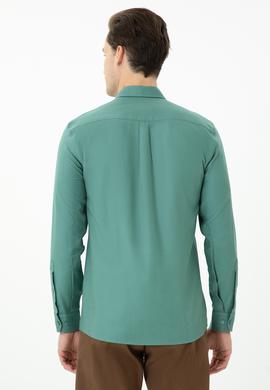 Erkek Mint Uzun Kollu Gömlek - 50272444028