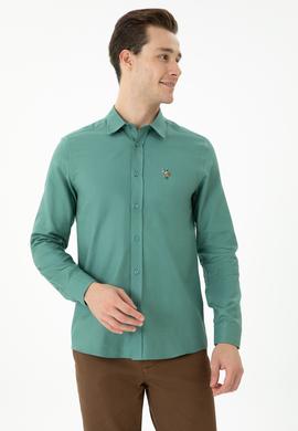 Erkek Mint Uzun Kollu Gömlek - 50272444028