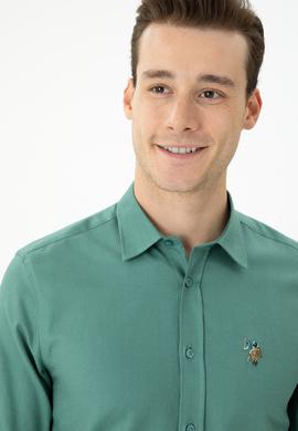 Erkek Mint Uzun Kollu Gömlek - 50272444028