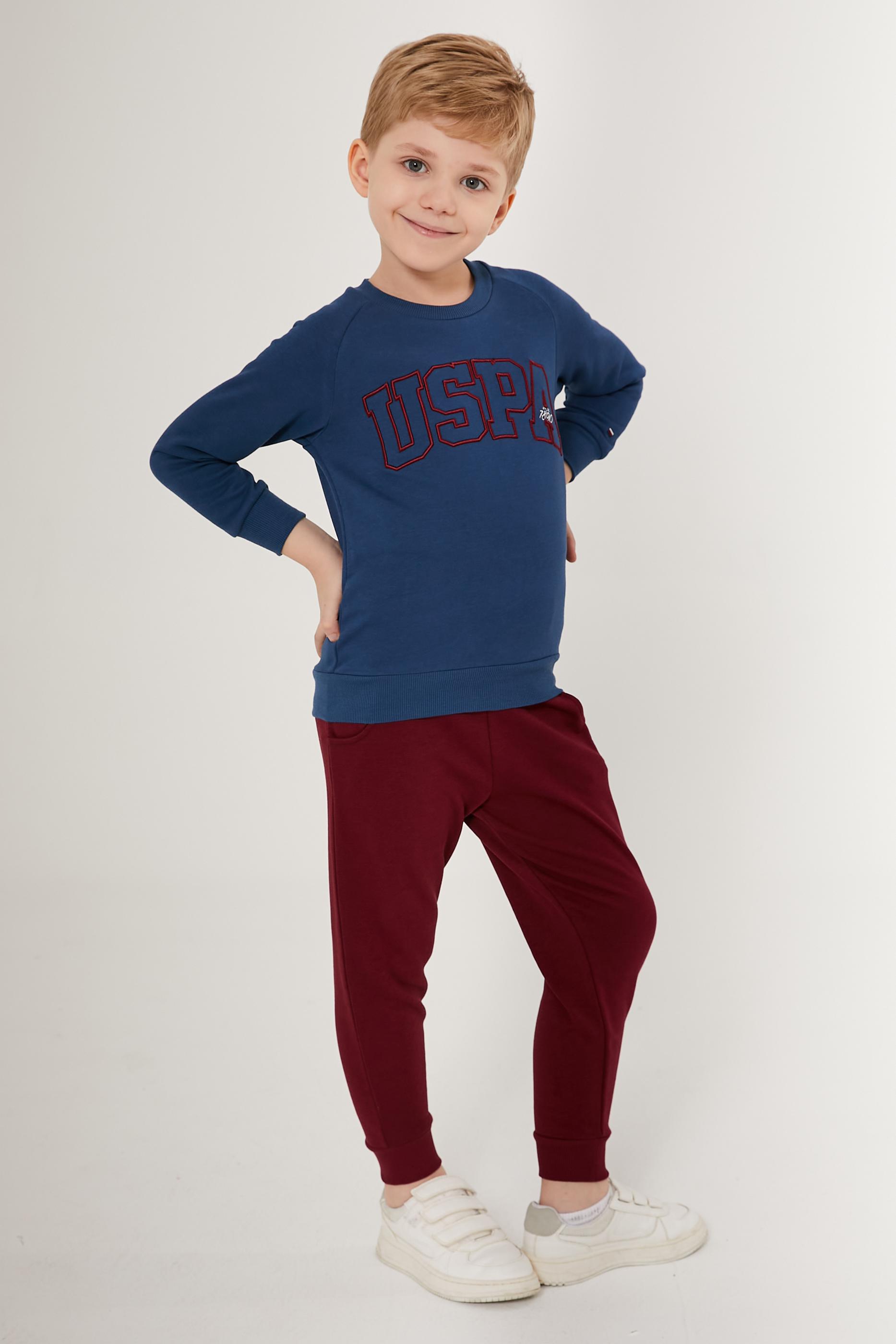 Erkek Çocuk İndigo Pijama Takımı