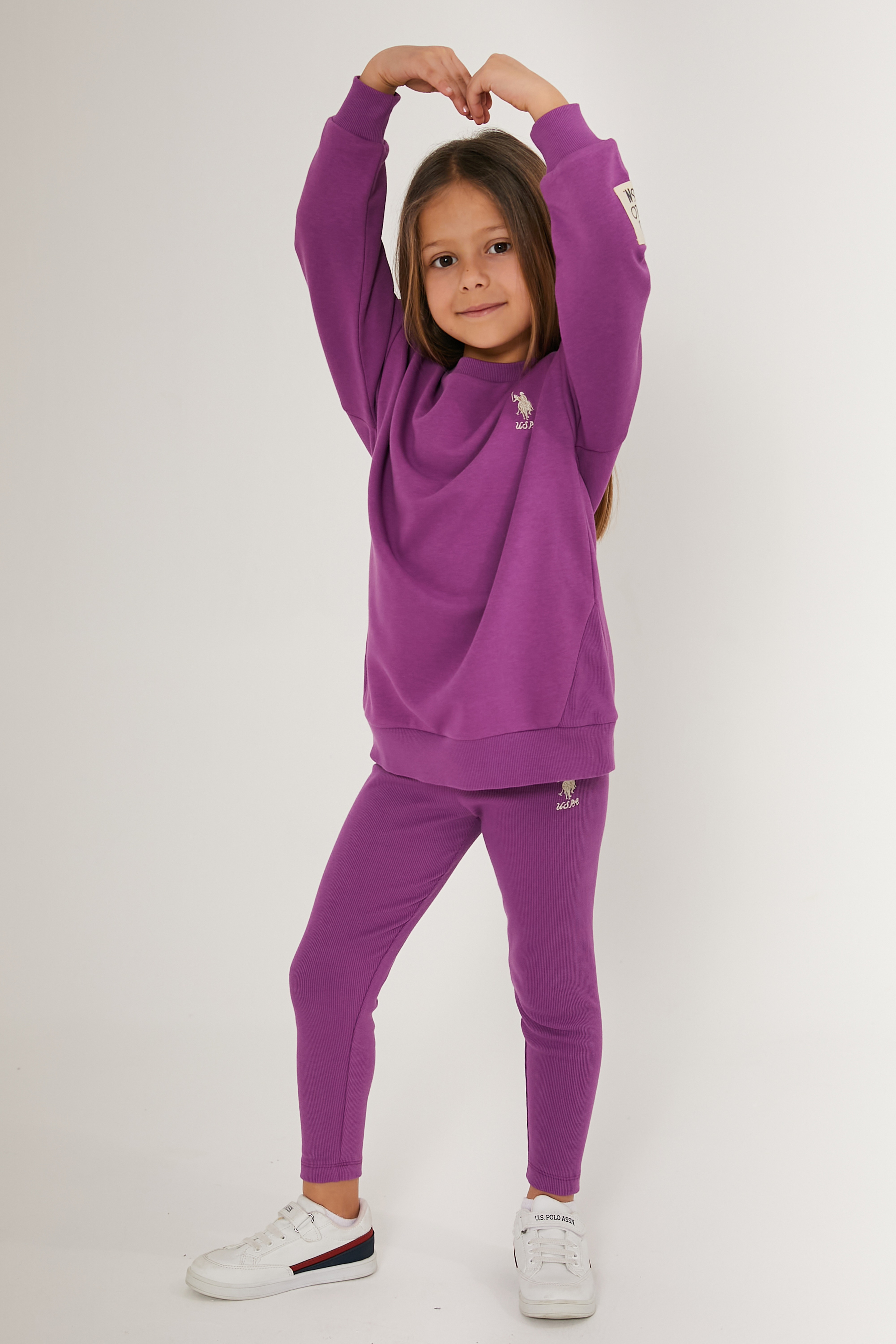 Kız Çocuk Violet Pijama Takımı - Image 3
