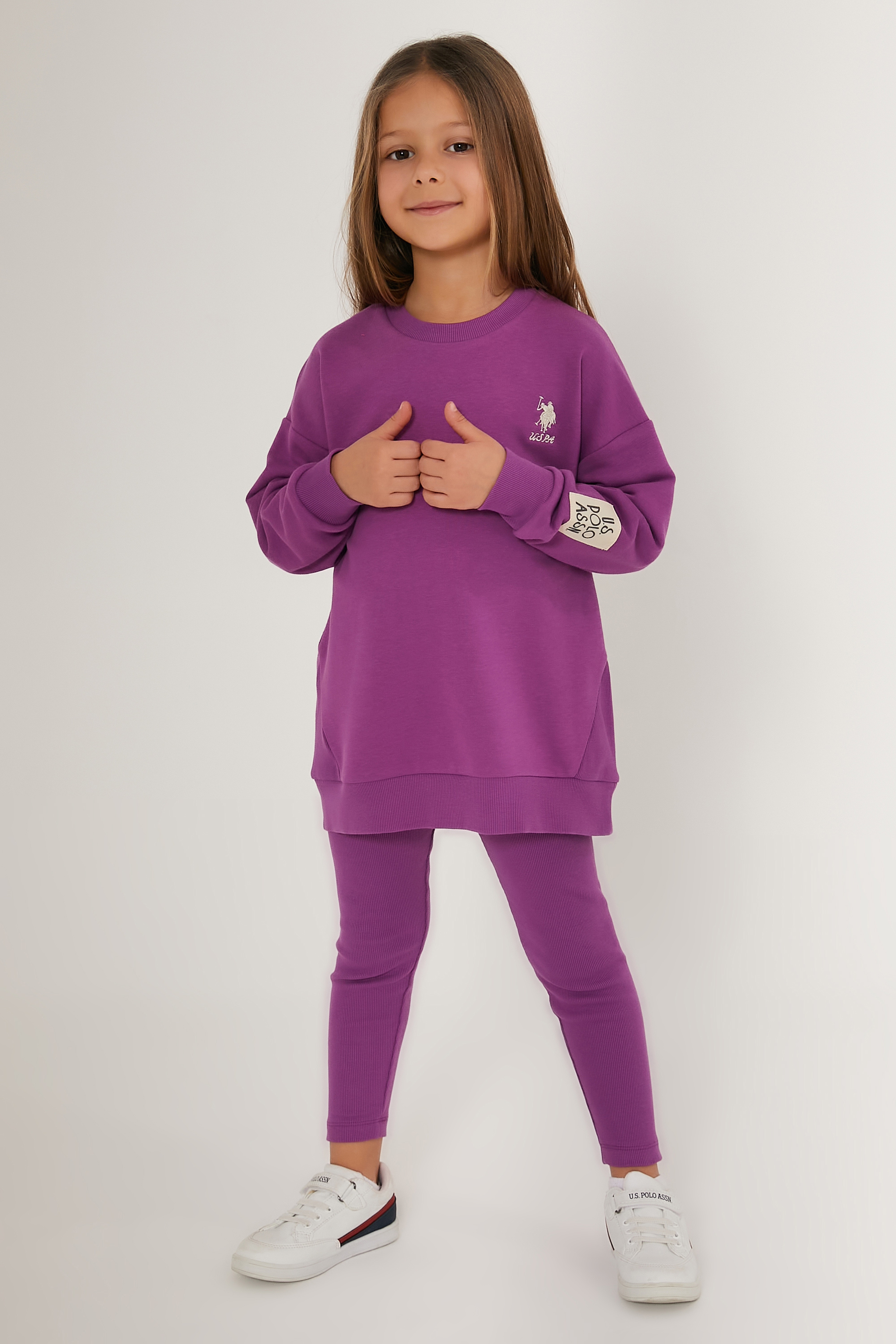Kız Çocuk Violet Pijama Takımı - Image 1