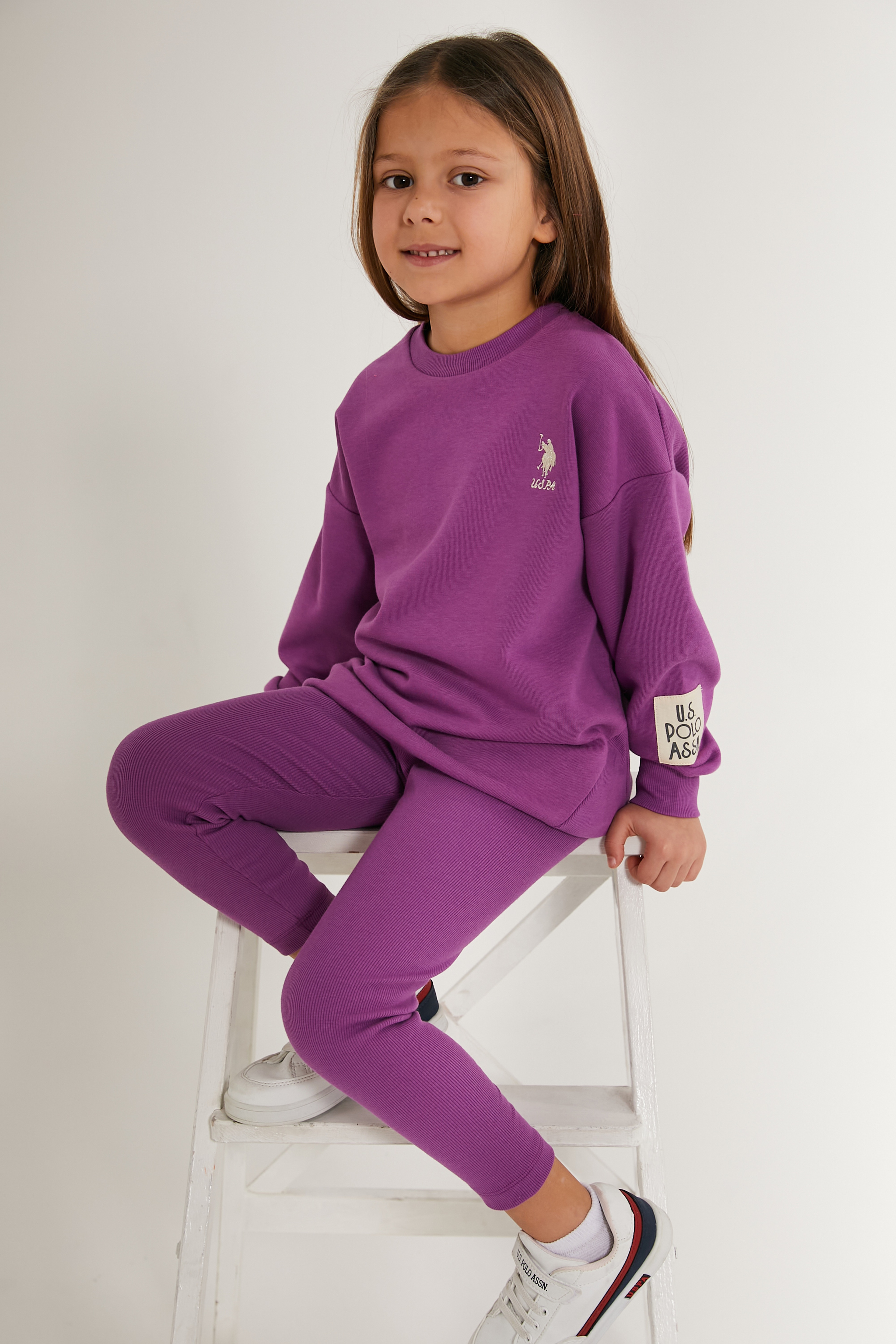 Kız Çocuk Violet Pijama Takımı - Image 2