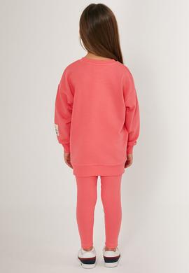 Kız Çocuk Neon Pembe Pijama Takımı - 50285861009