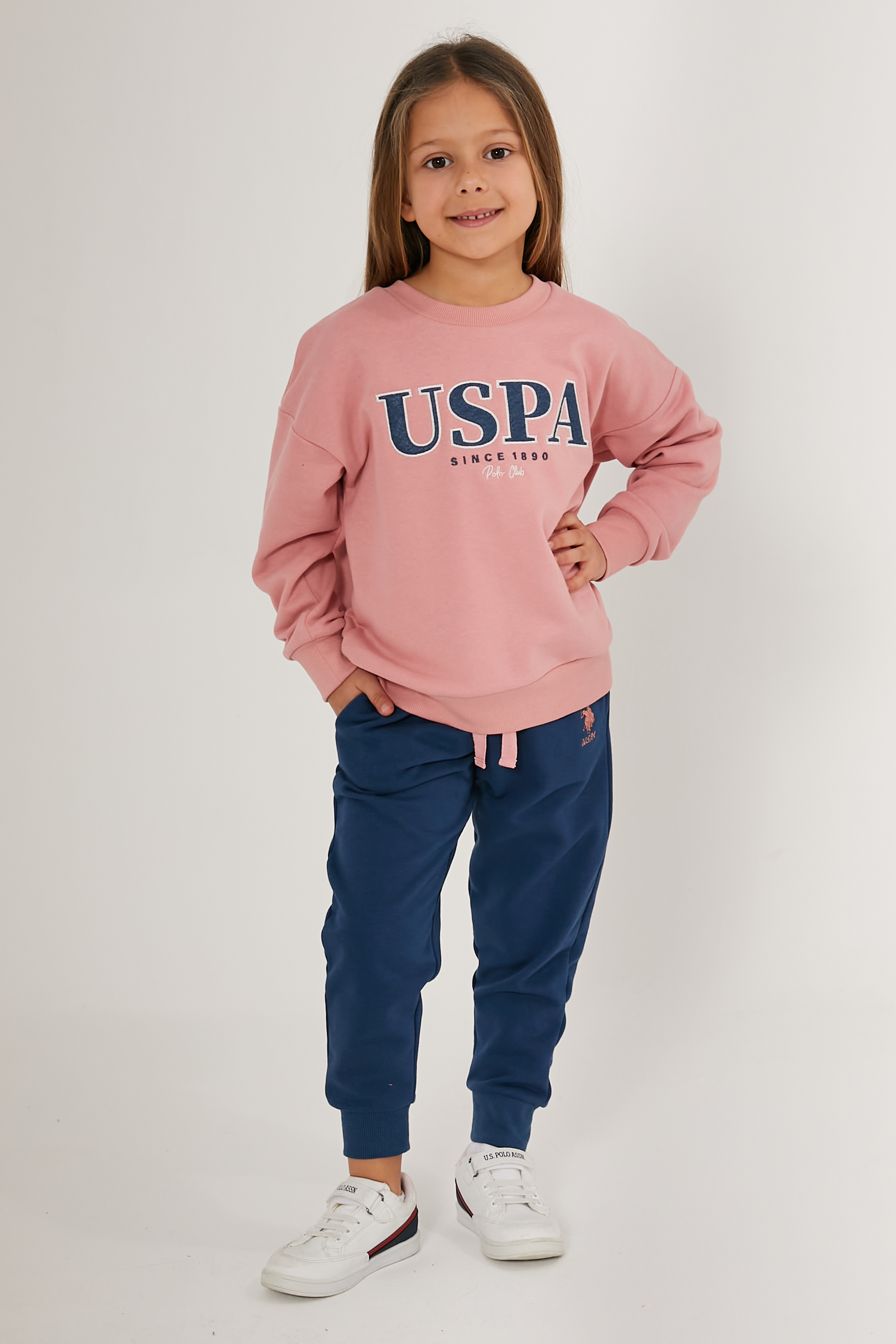 Kız Çocuk Toz Pembe Pijama Takımı - Image 3