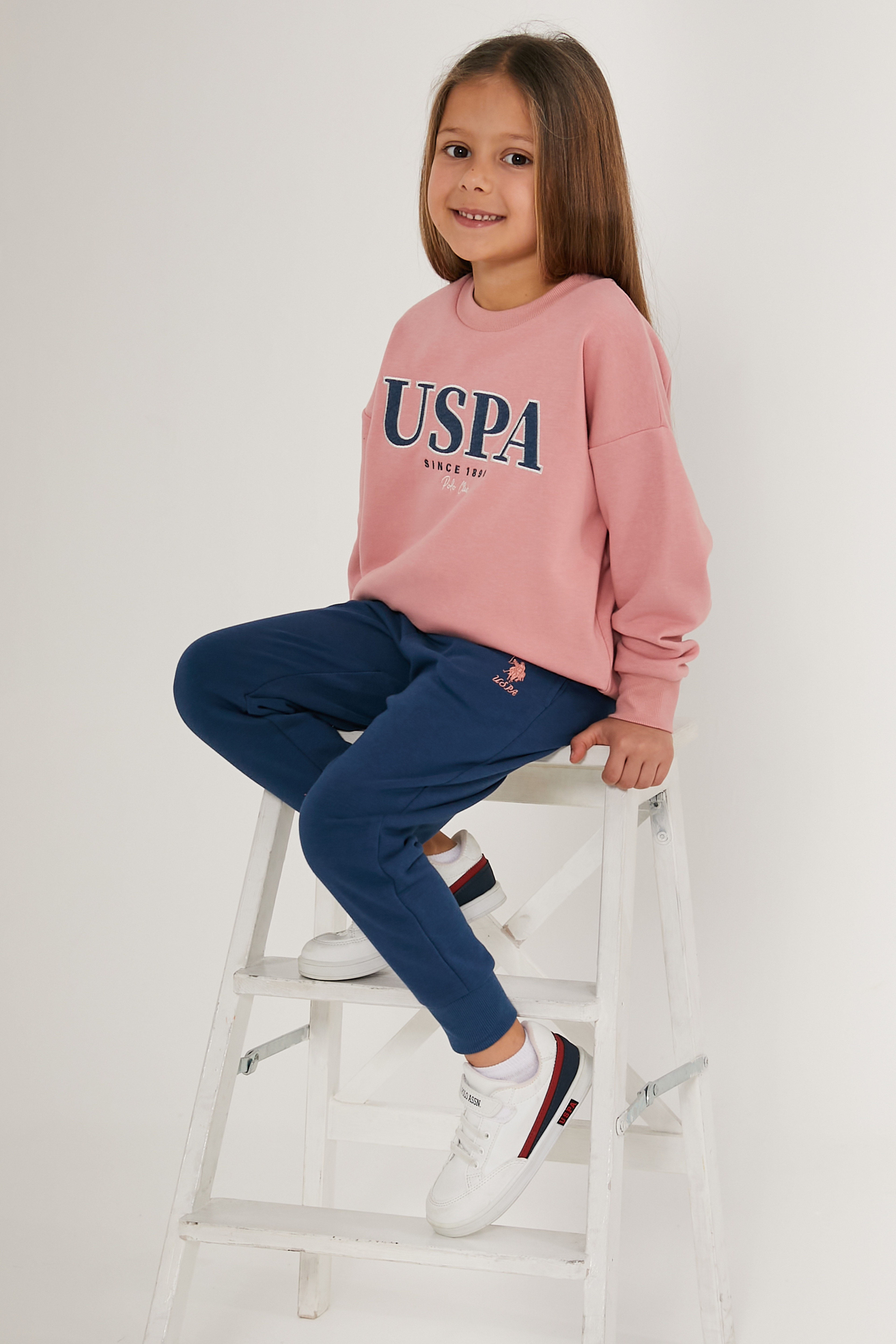 Kız Çocuk Toz Pembe Pijama Takımı - Image 2