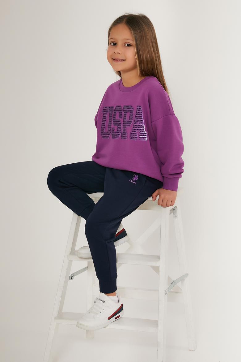 Kız Çocuk Violet Pijama Takımı