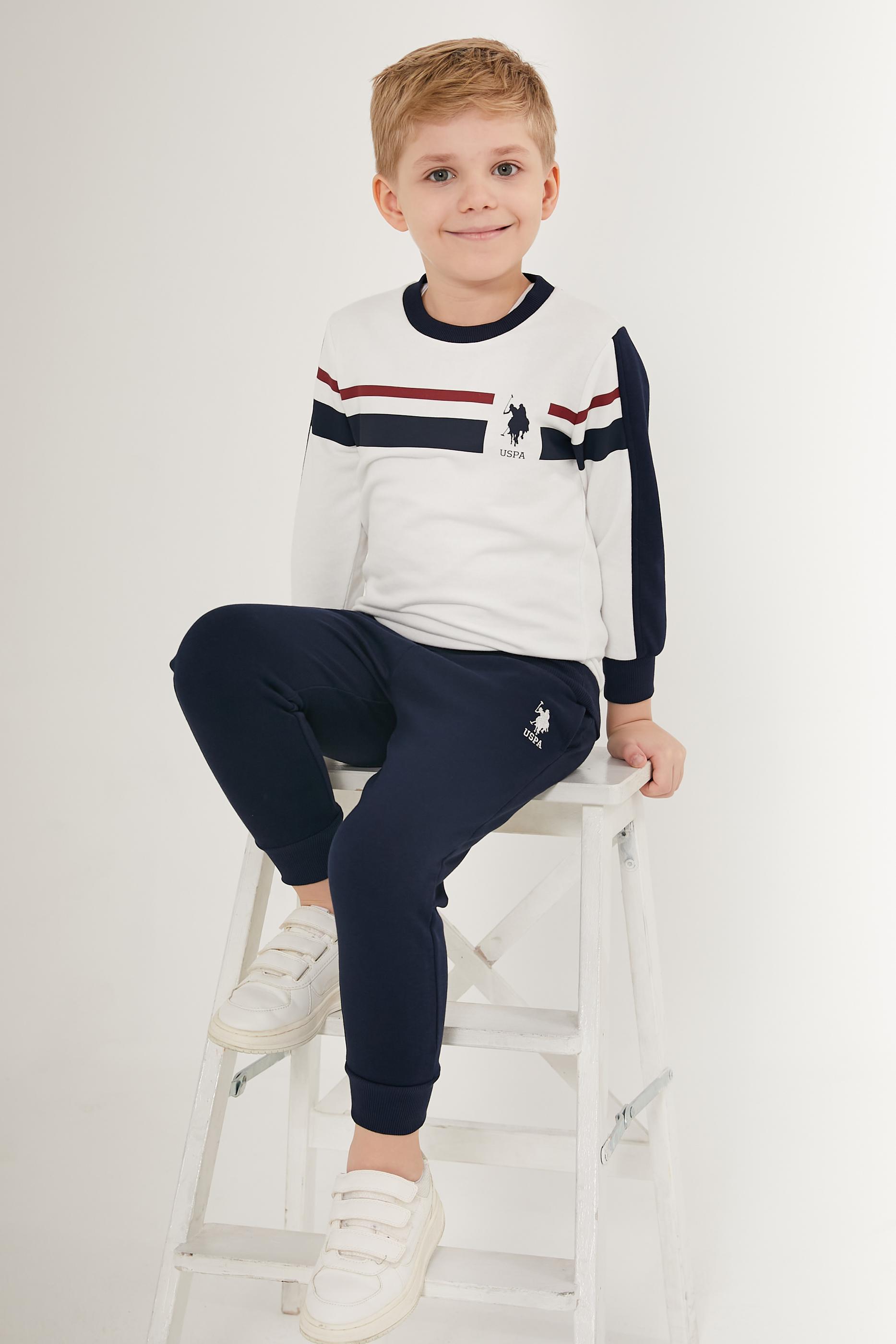 Erkek Çocuk Krem Pijama Takımı