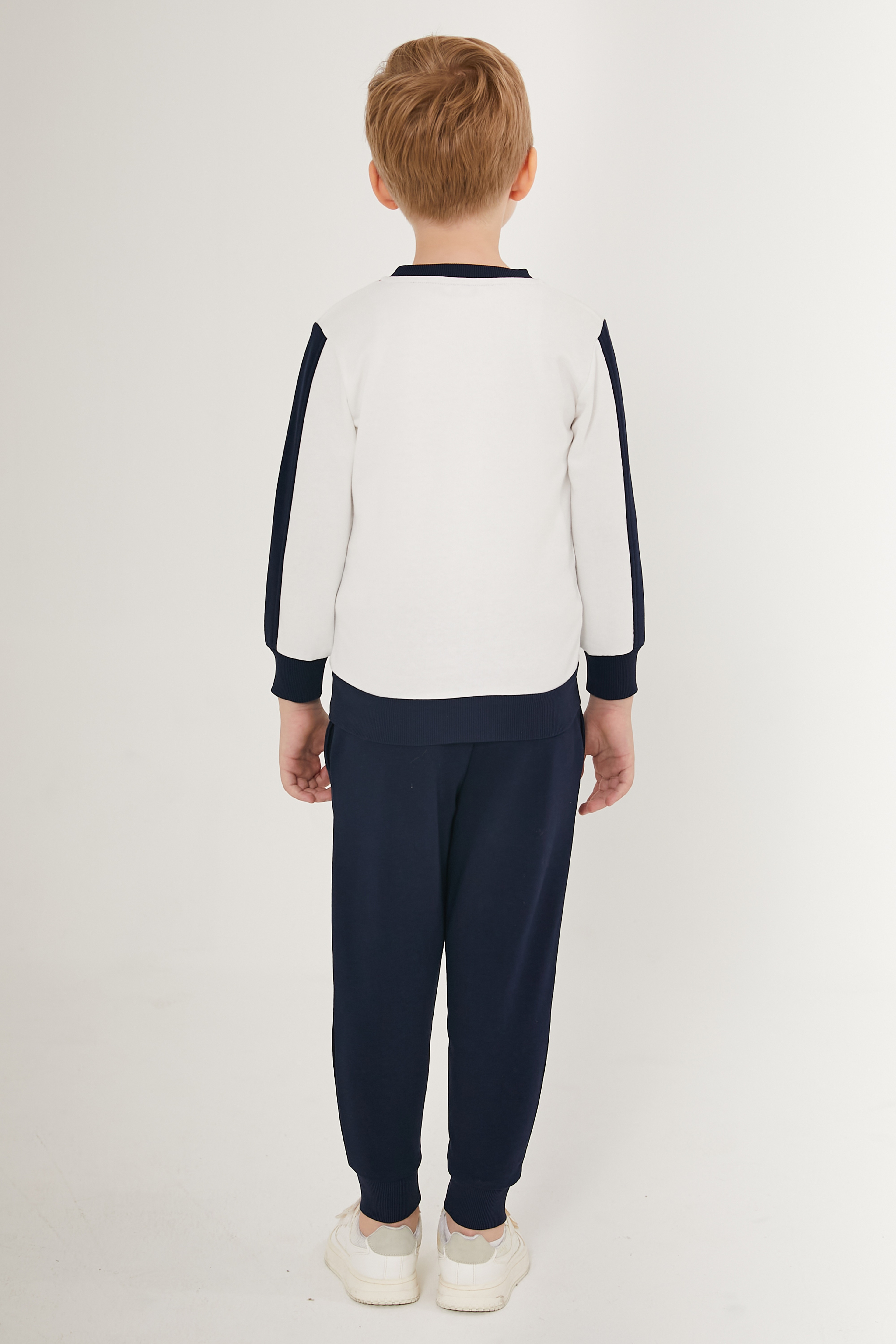 Erkek Çocuk Krem Pijama Takımı - Image 4