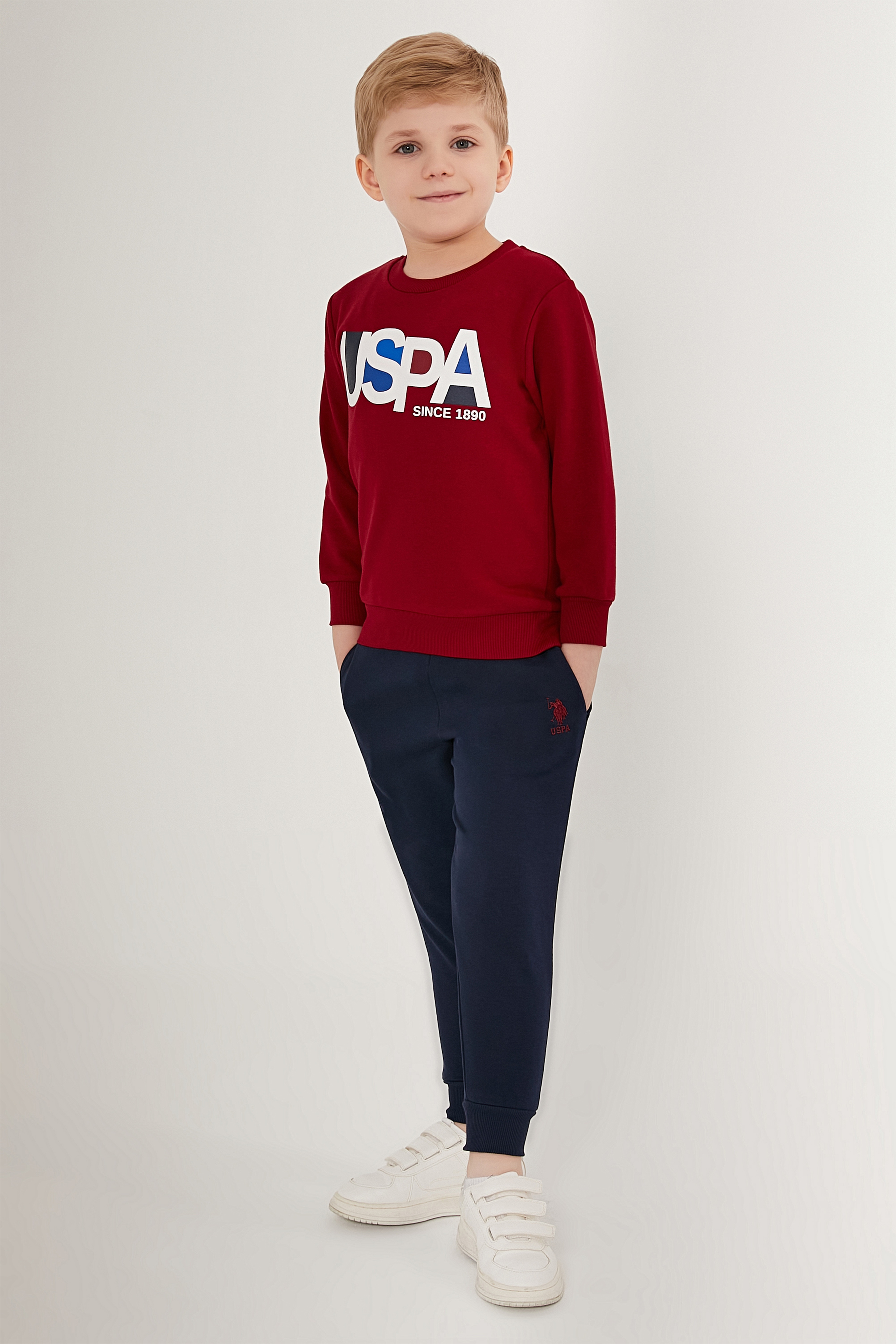 Erkek Çocuk Bordo Pijama Takımı - Image 1