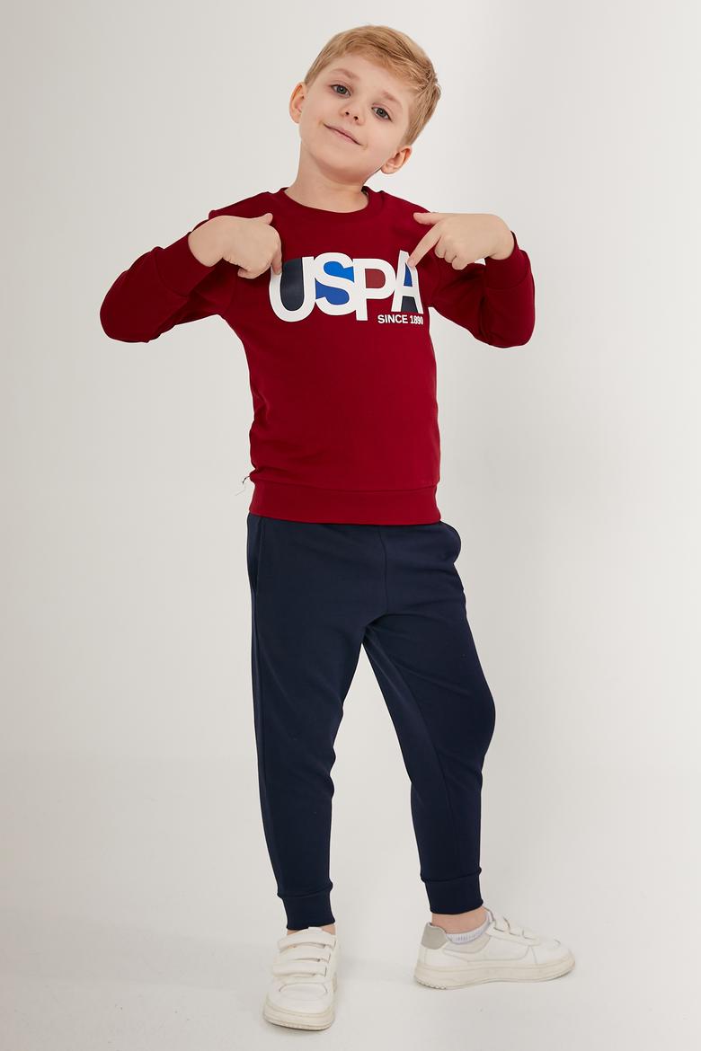 Erkek Çocuk Bordo Pijama Takımı - 50285648003