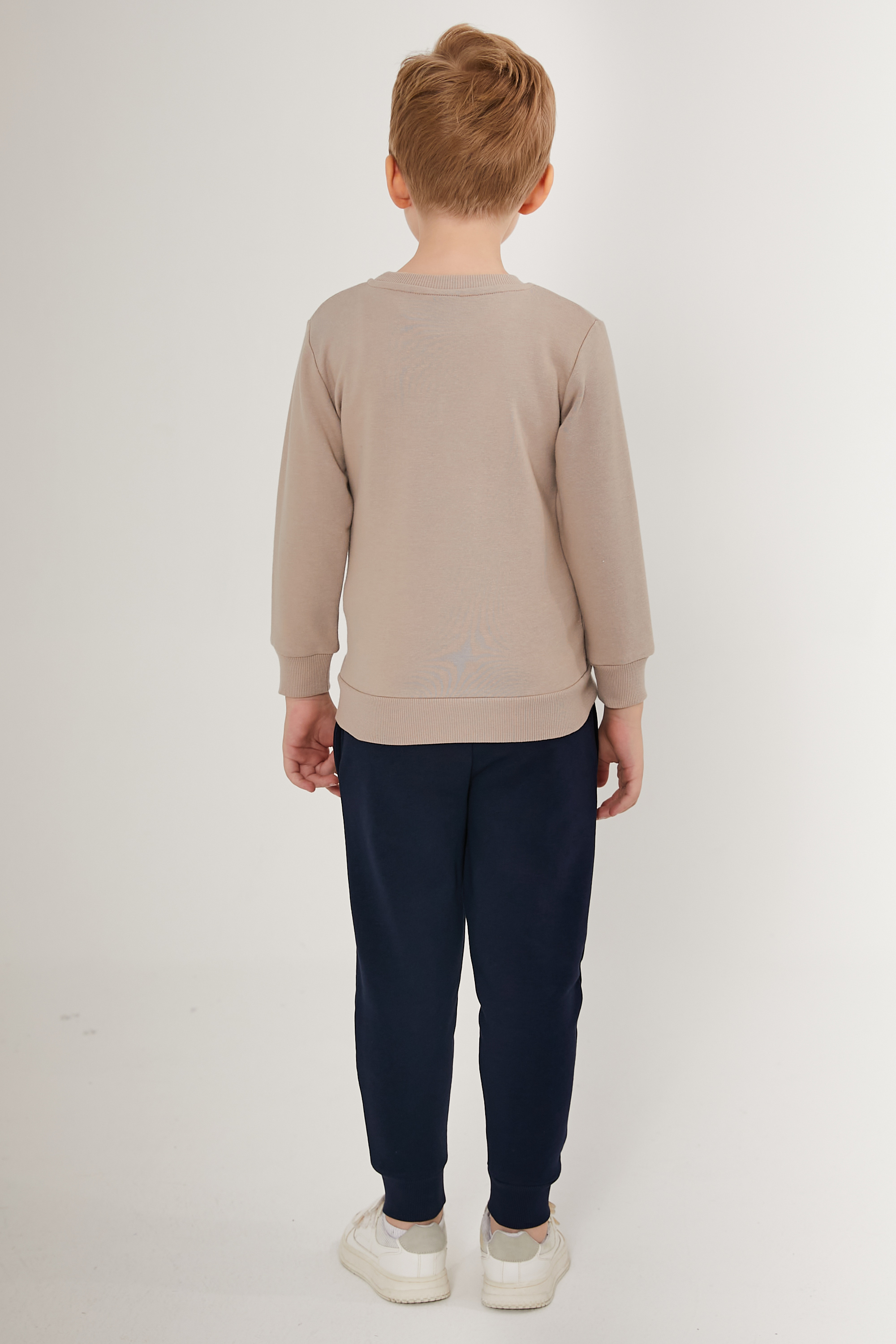 Erkek Çocuk Kum Pijama Takımı - Image 4