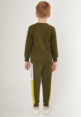 Erkek Çocuk Haki Pijama Takımı - 50285657015