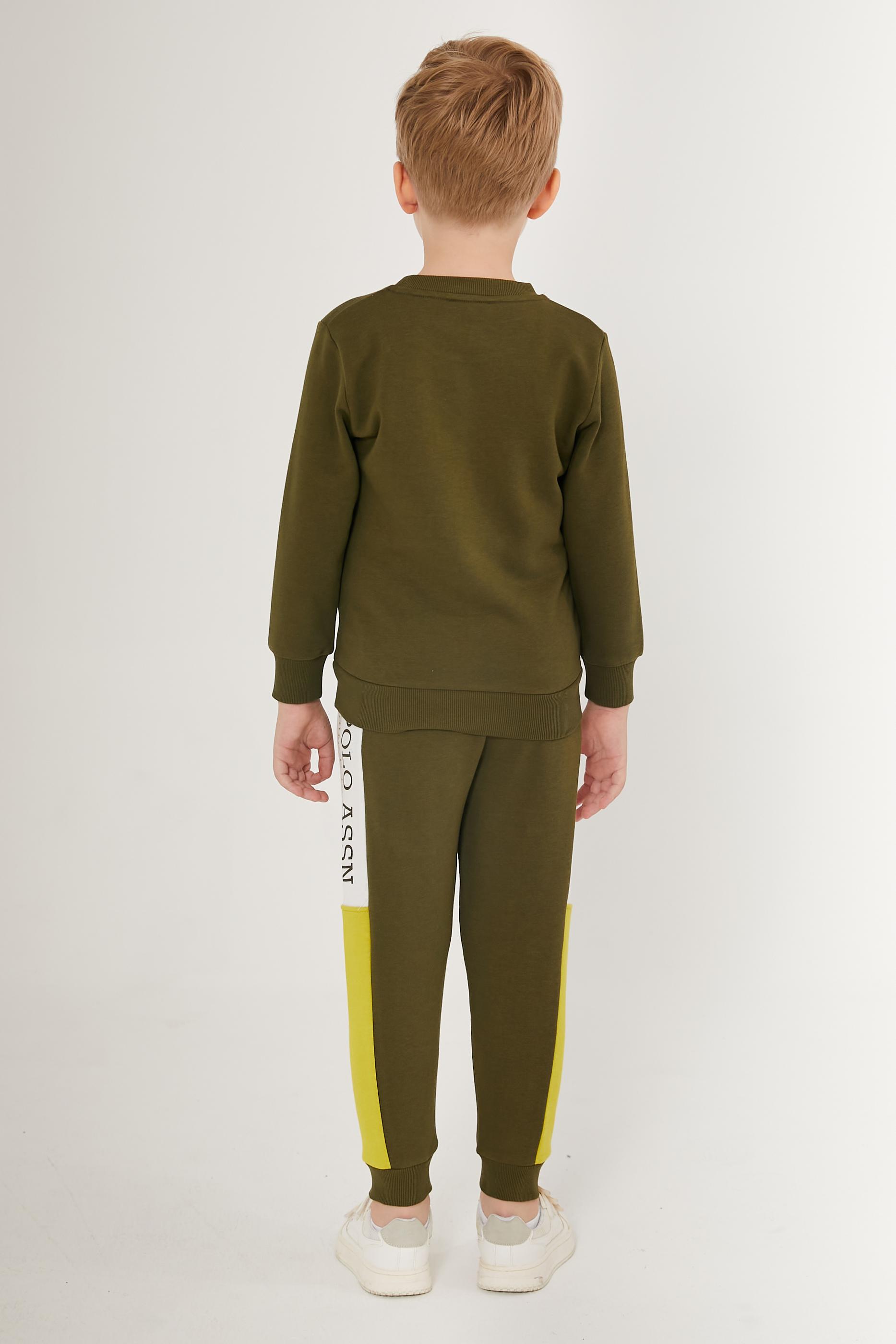 Erkek Çocuk Haki Pijama Takımı