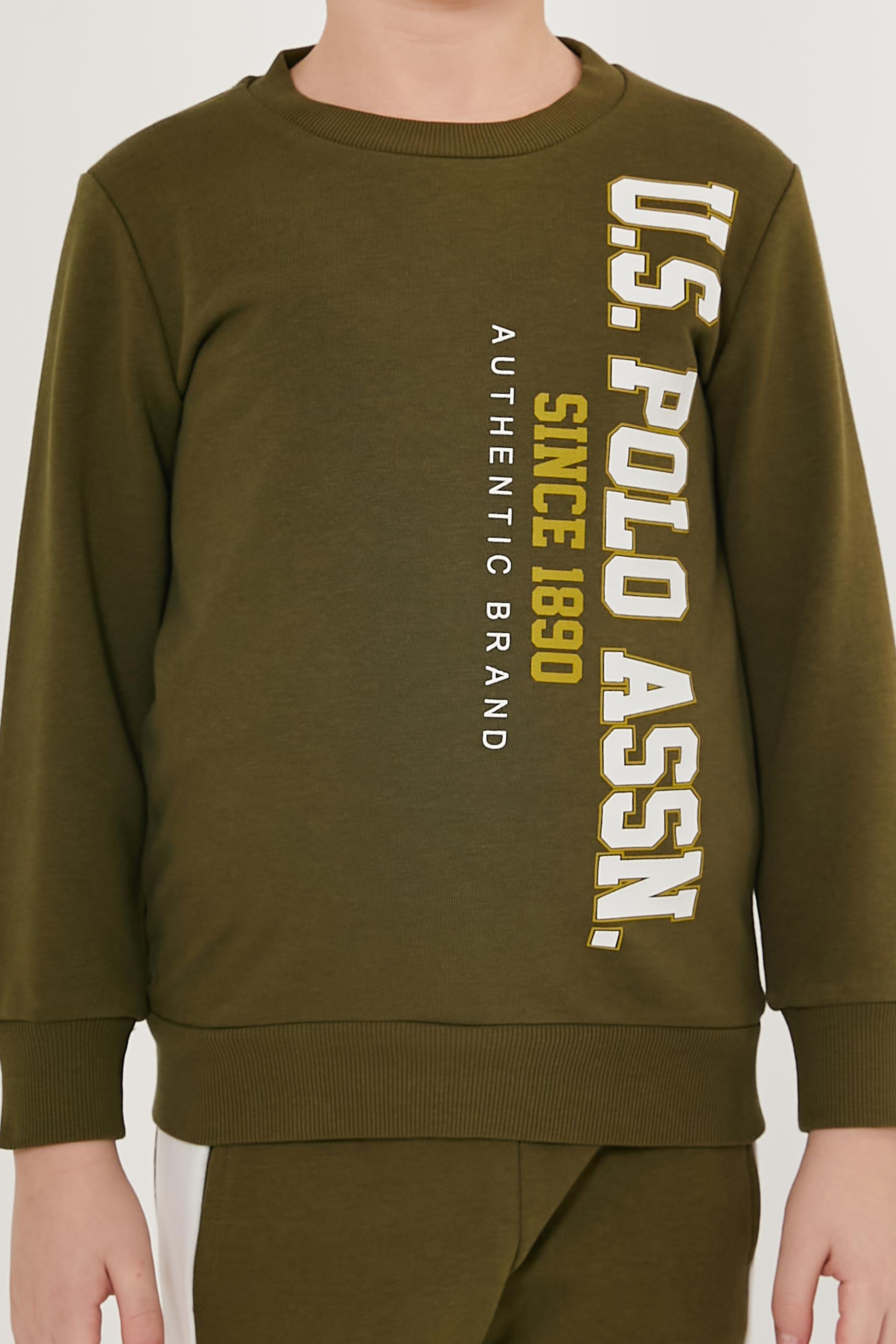 Erkek Çocuk Haki Pijama Takımı