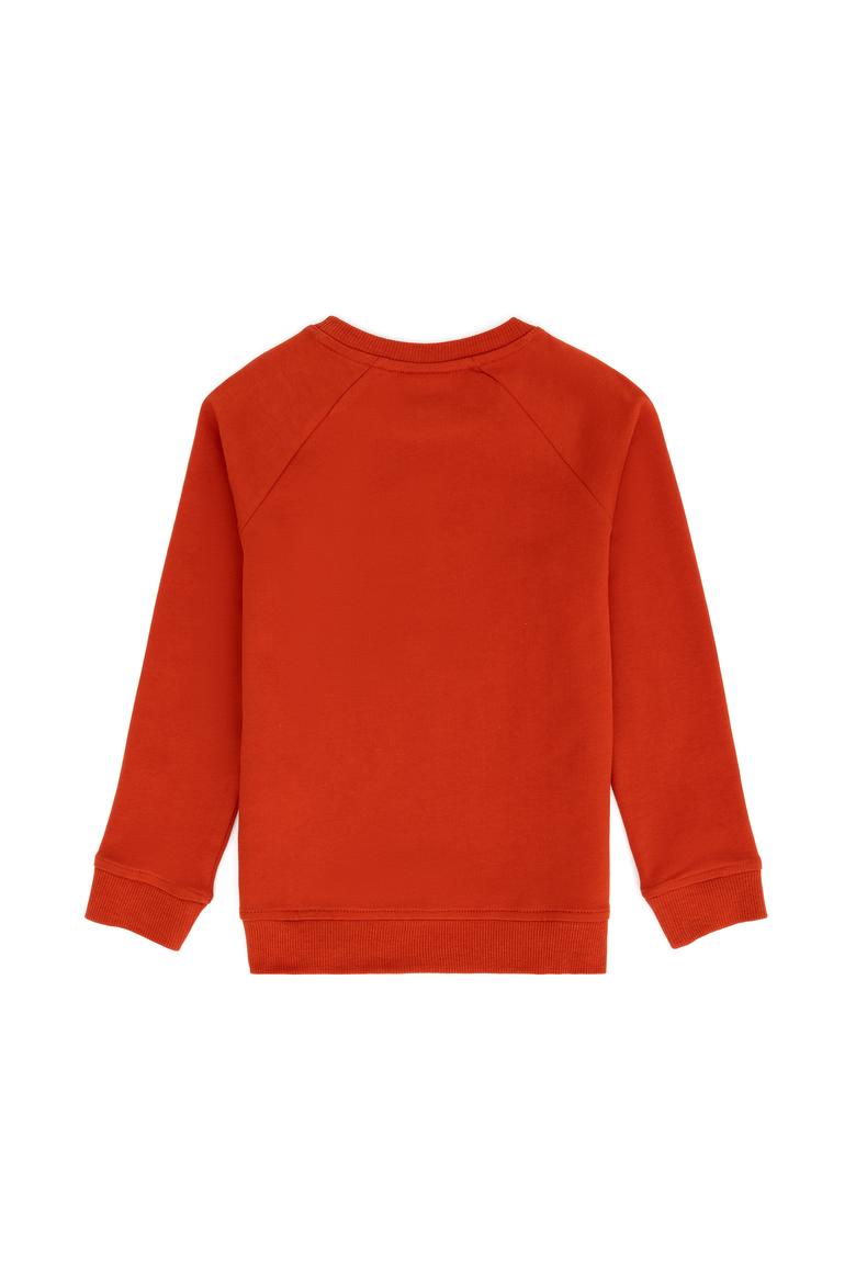 Erkek Çocuk Kiremit Basic Bisiklet Yaka Sweatshirt - 50273756268