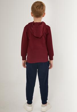 Erkek Çocuk Bordo Pijama Takımı - 50285645003