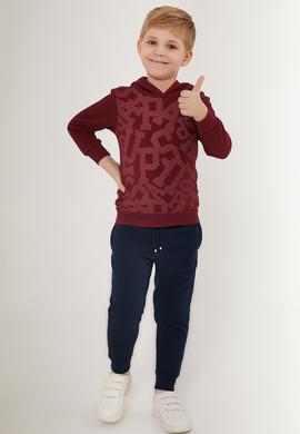 Erkek Çocuk Bordo Pijama Takımı - 50285645003