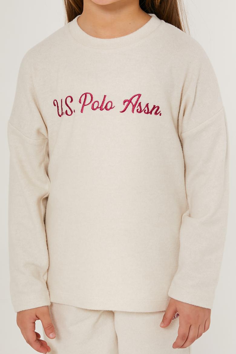 Kız Çocuk Krem Pijama Takımı - 50285867005