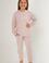 Kız Çocuk Toz Pembe Pijama Takımı
