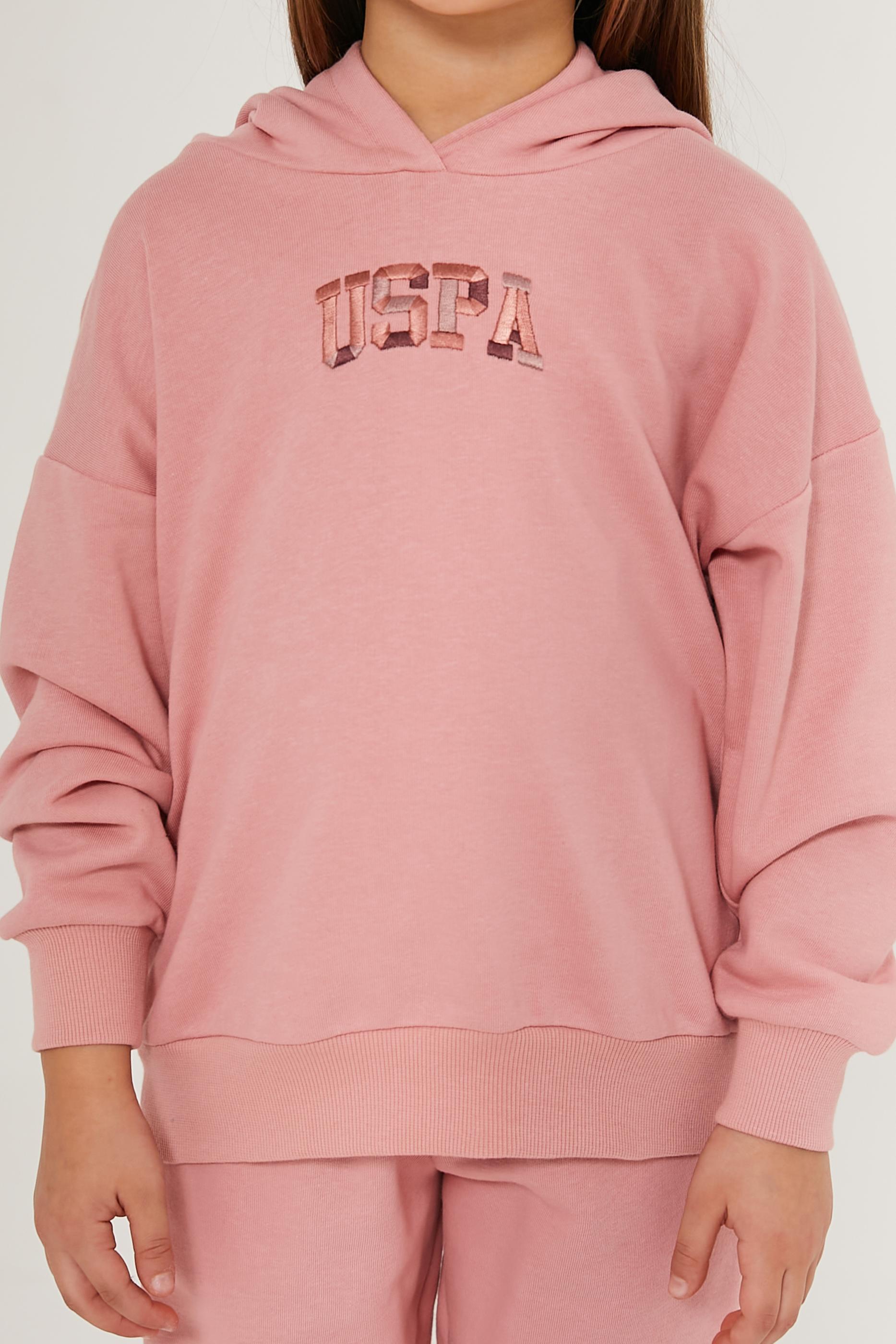 Kız Çocuk Toz Pembe Pijama Takımı