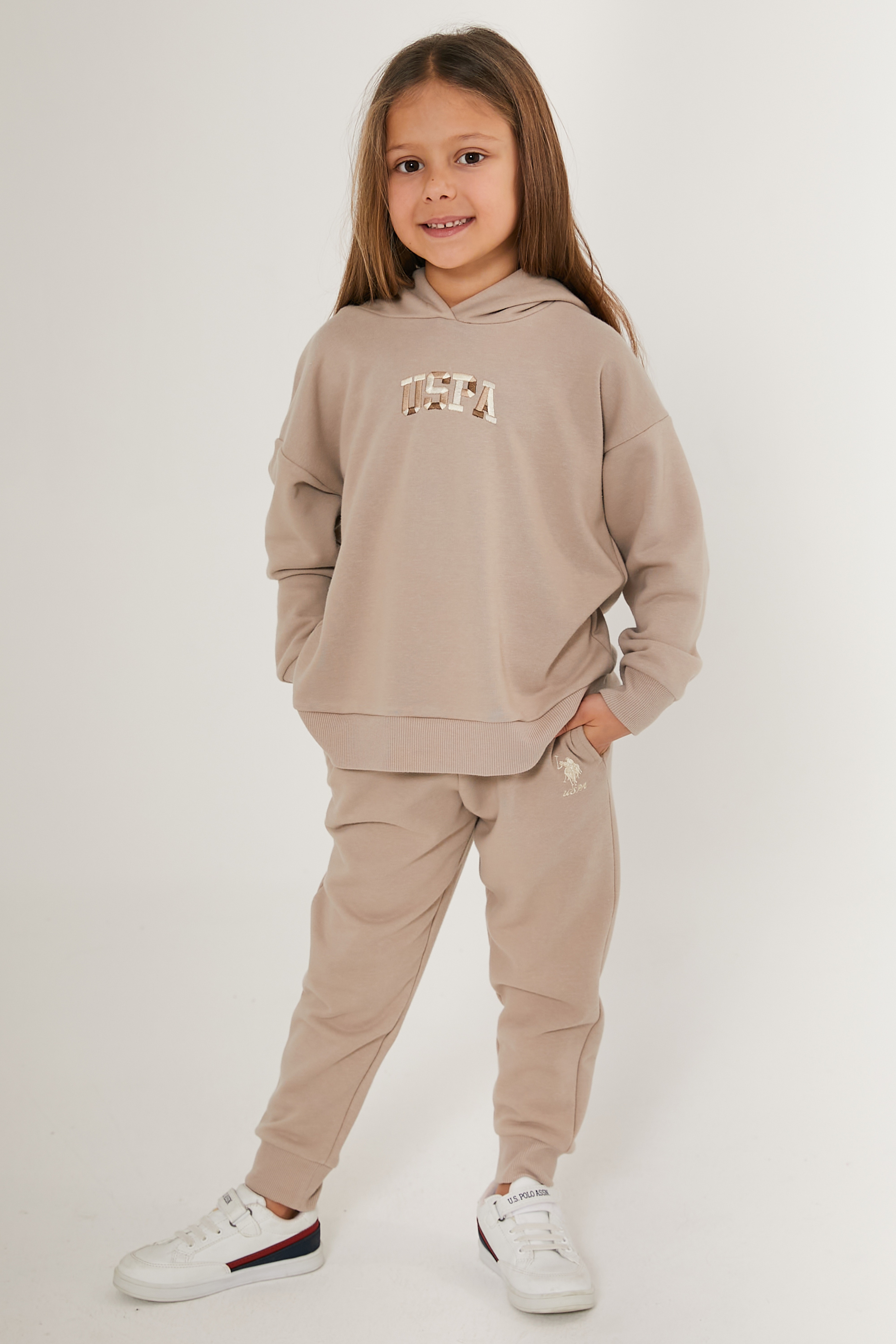 Kız Çocuk Kum Pijama Takımı