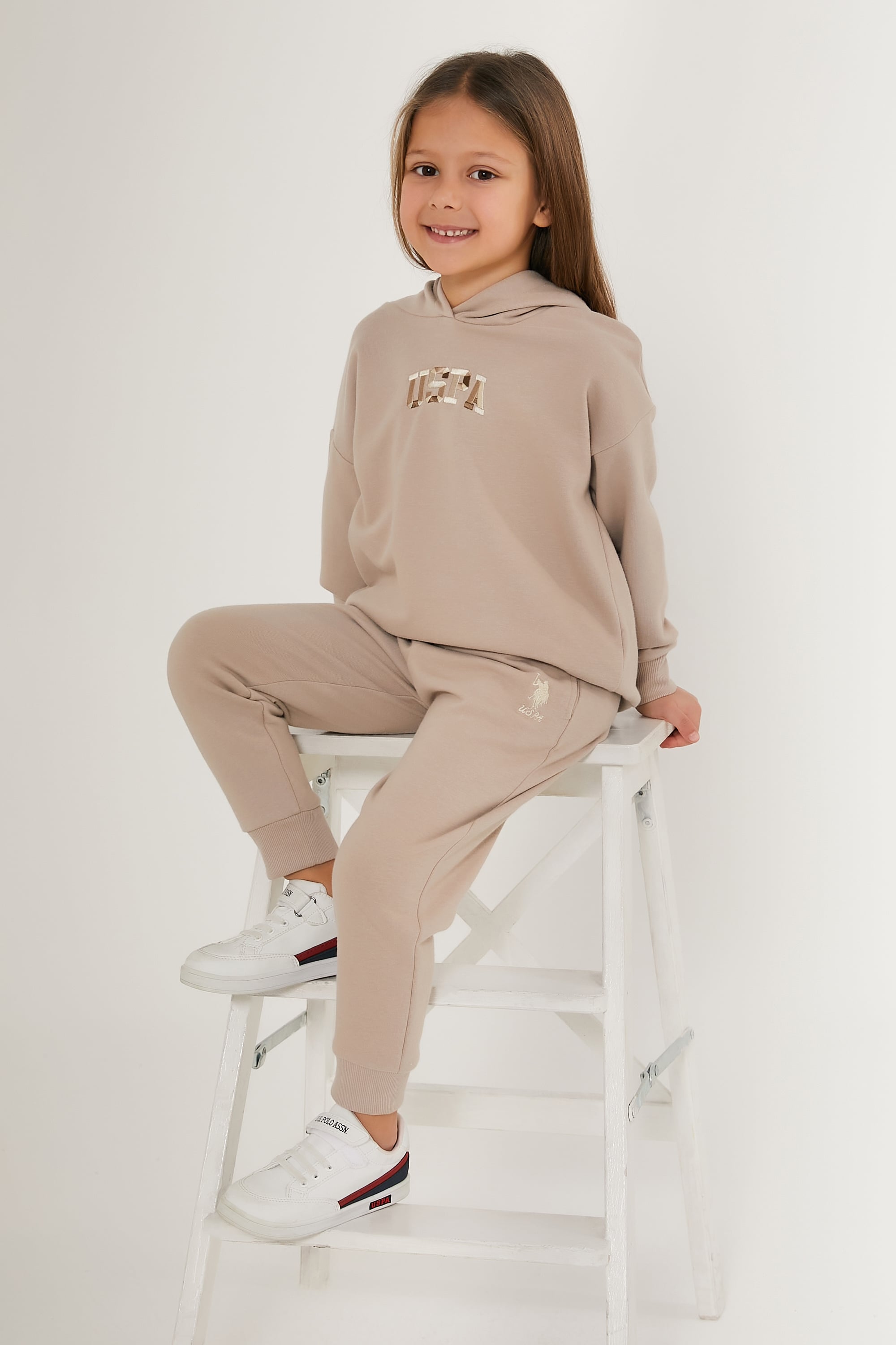 Kız Çocuk Kum Pijama Takımı