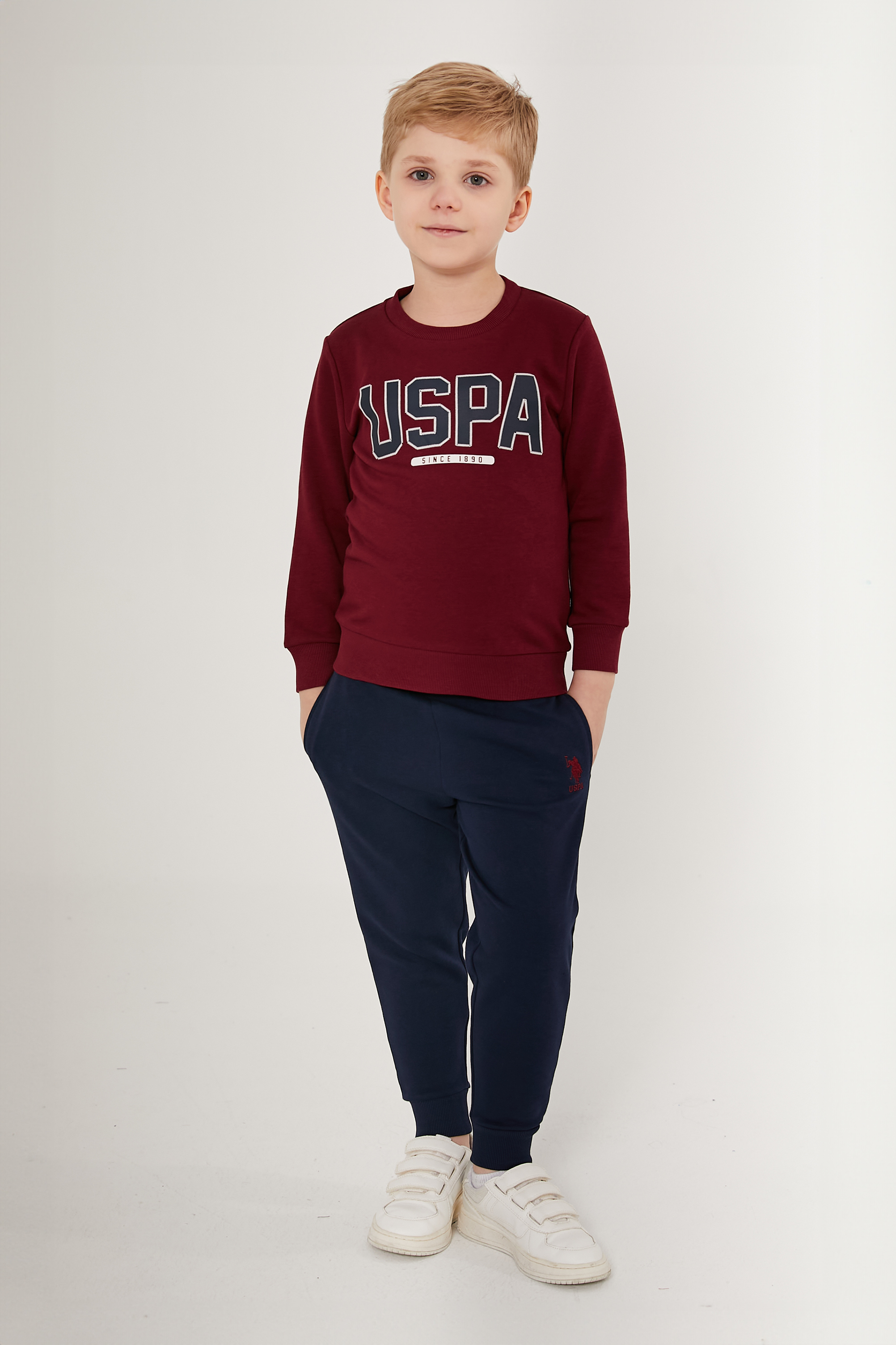 Erkek Çocuk Bordo Pijama Takımı
