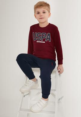 Erkek Çocuk Bordo Pijama Takımı - 50285560002