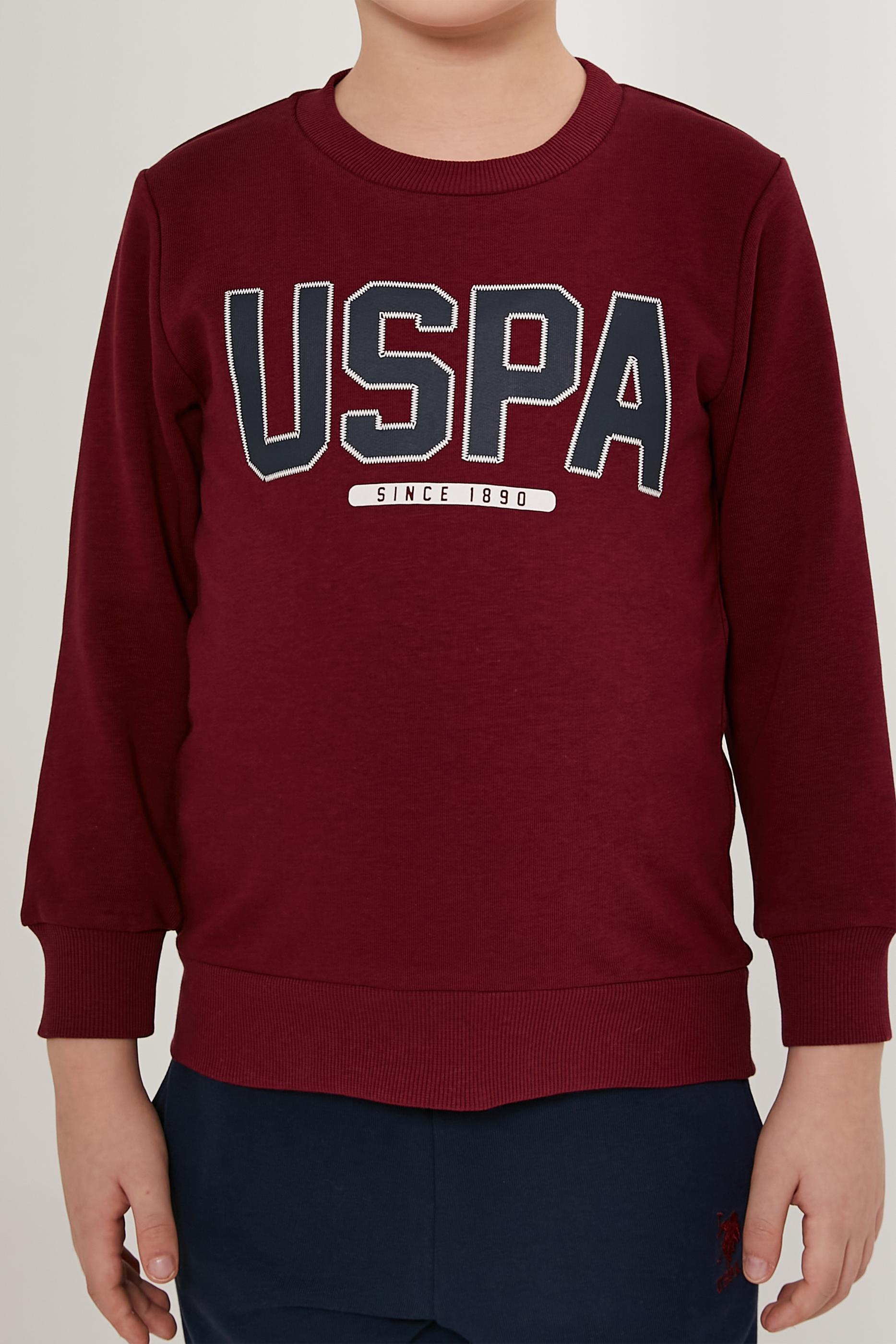 Erkek Çocuk Bordo Pijama Takımı