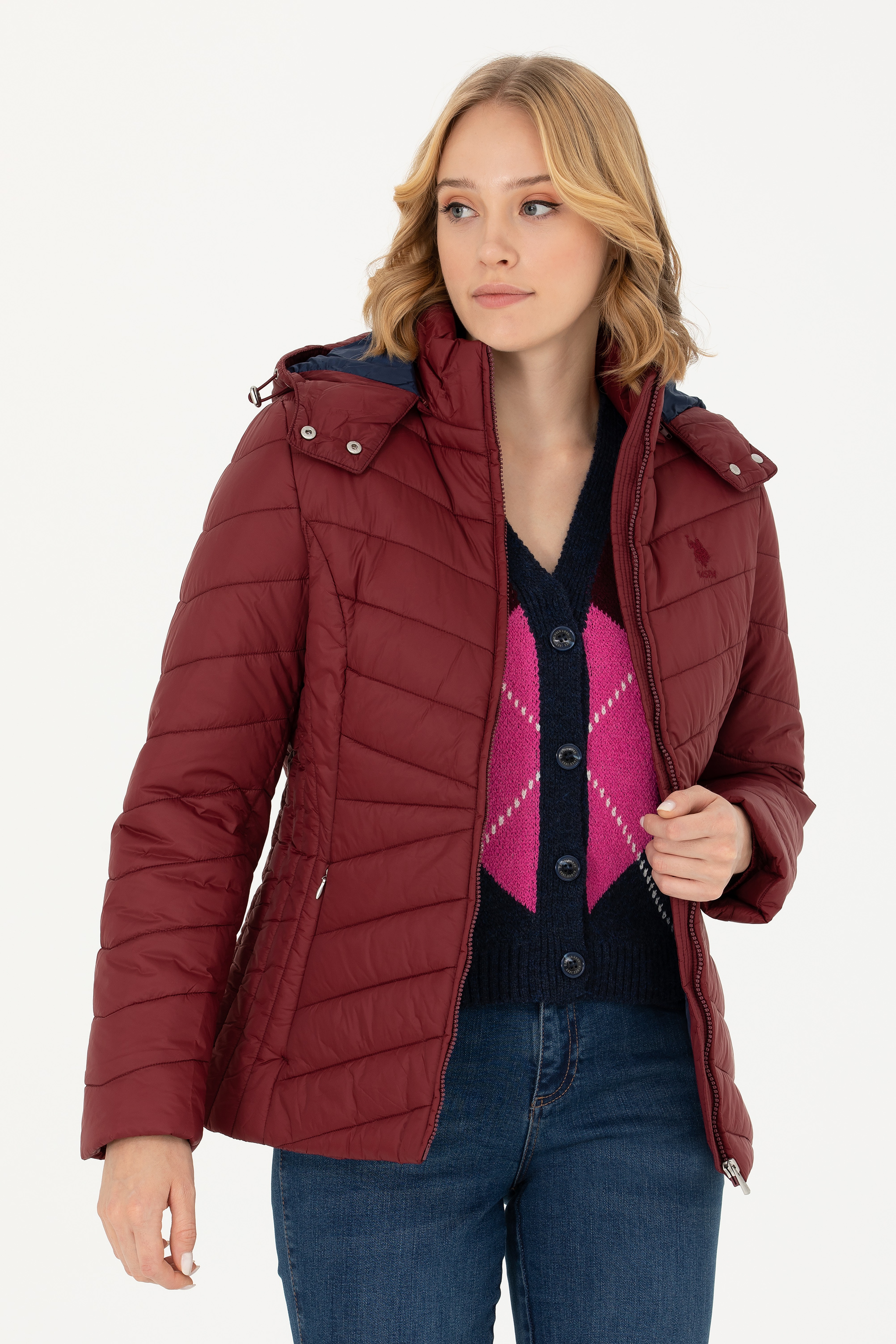 Kadın Bordo Mont - Image 3