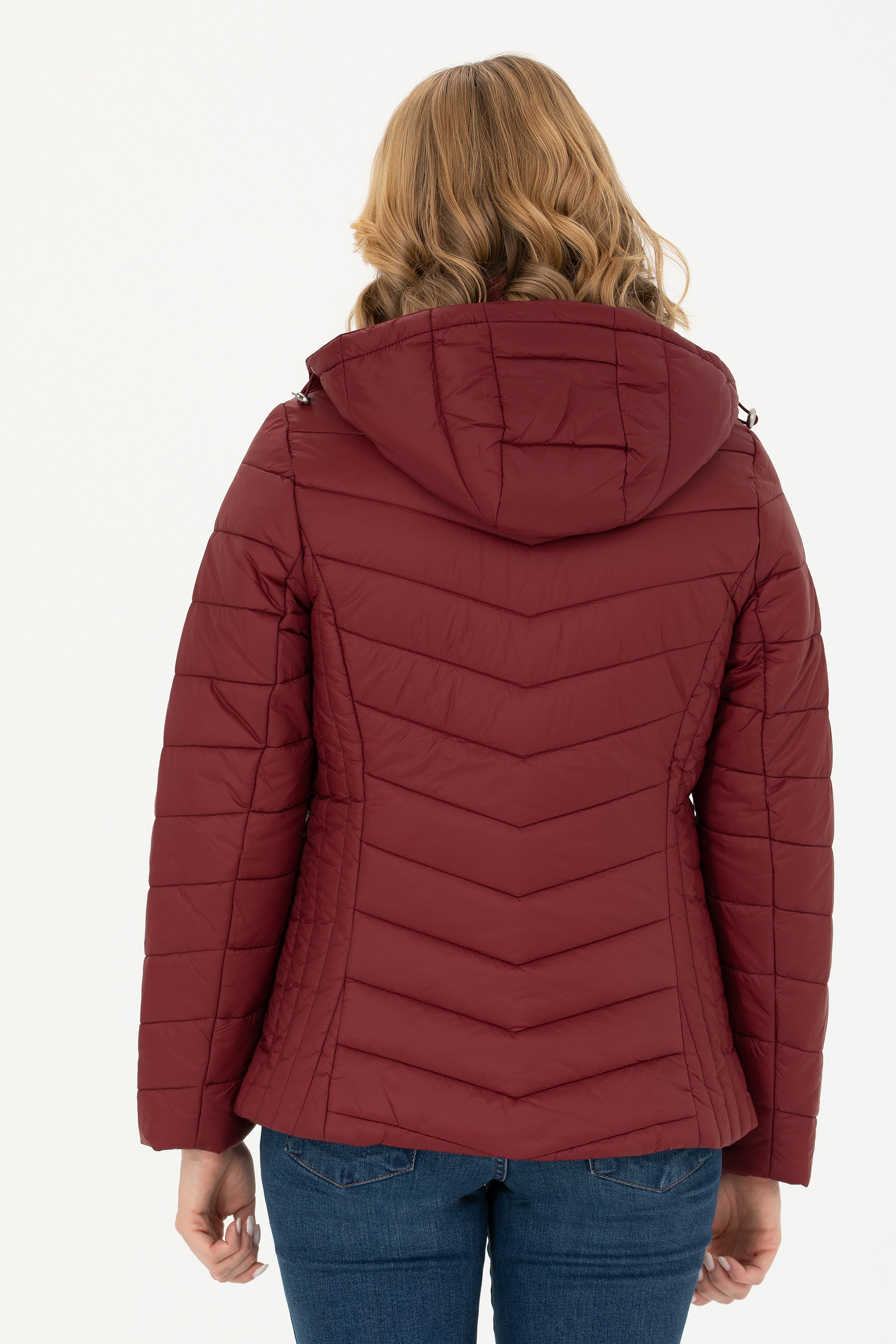 Kadın Bordo Mont - Image 5