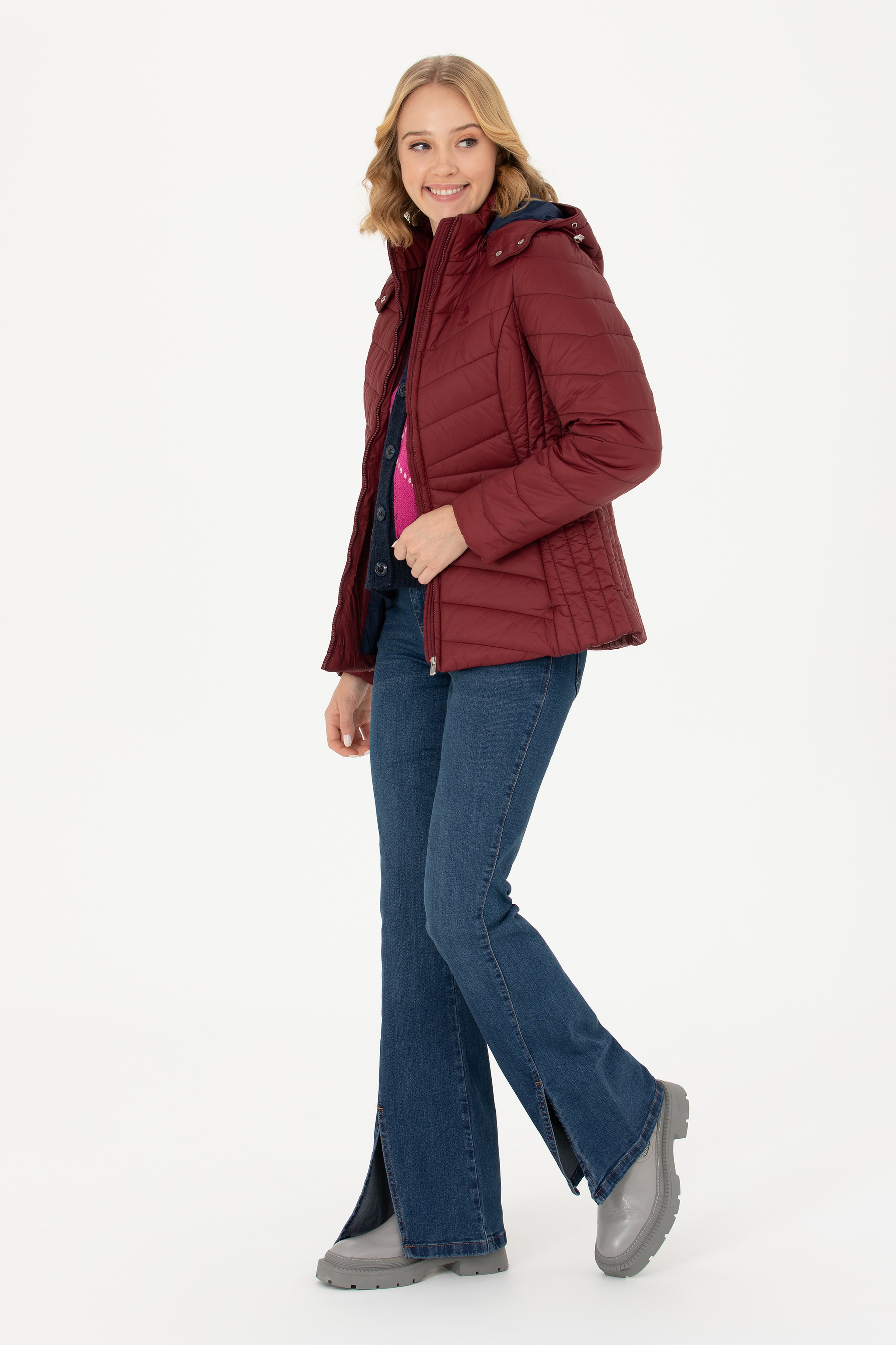 Kadın Bordo Mont - Image 4
