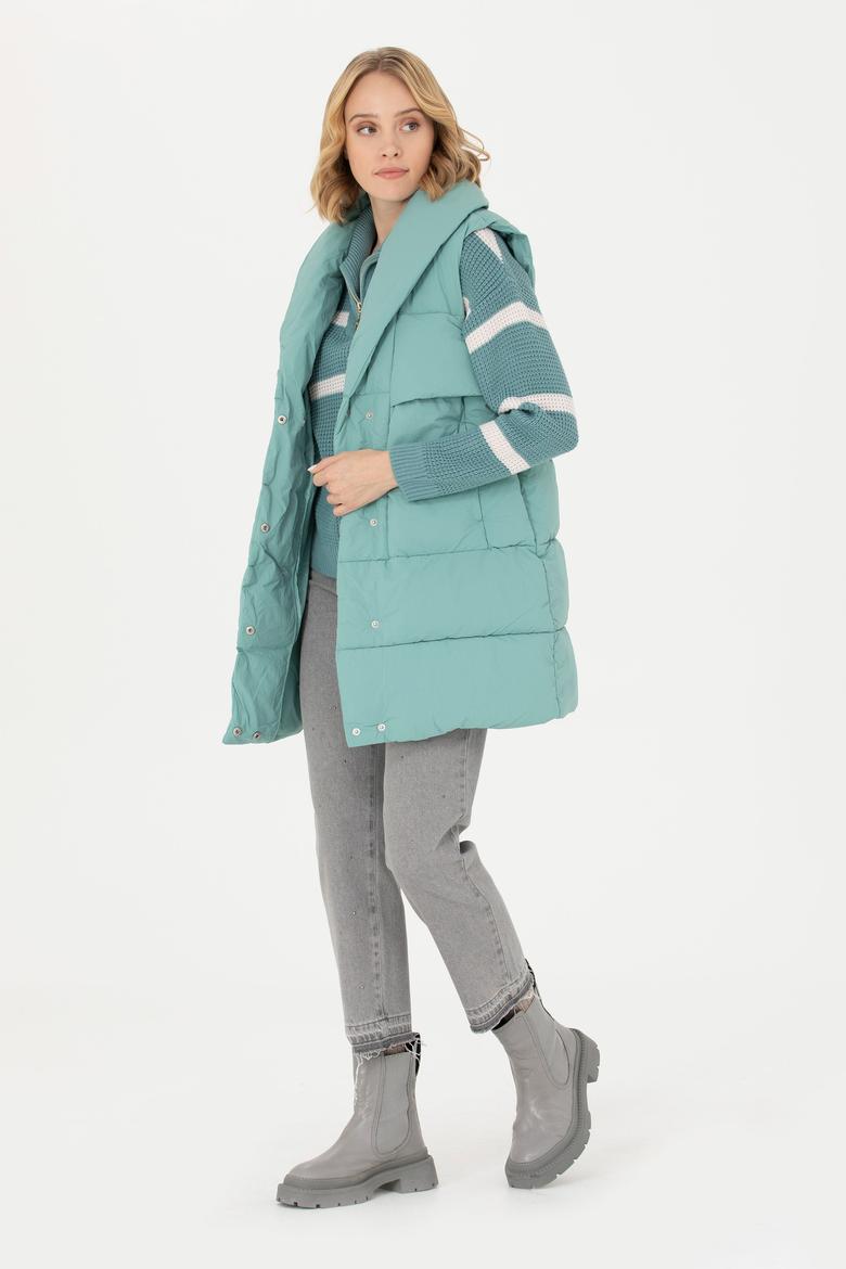 Kadın Mint Yelek - 50270656055